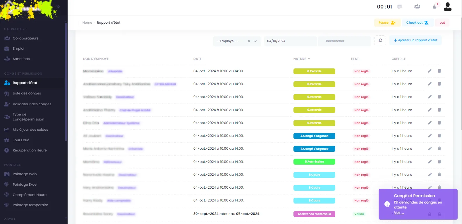 ERP Collaborateurs